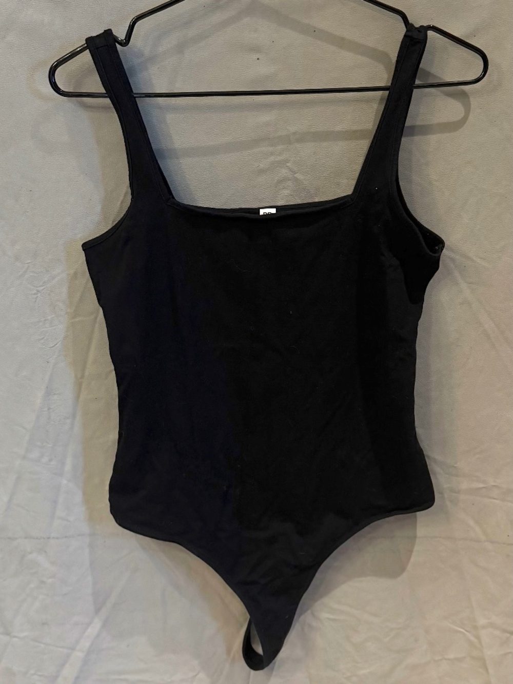 Black Brass Plum Bodysuit Thong SZ M